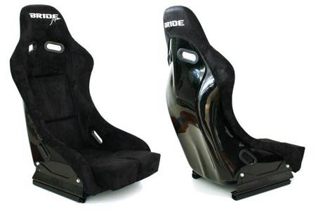 Racing seat GTR Bride GTR Suede Black | Seats and belts \ Racing Seats ...