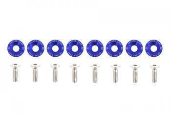 Decorative screws M6x1.0 15mm D1 Blue