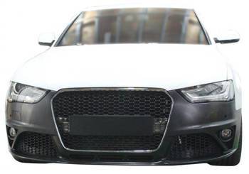 Front bumper + Grill Chrom-Black Audi A4 B8 13-16 RS4 Style
