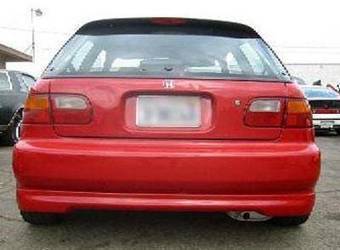 Rear Lip Honda Civic V 3D 92-95 (ABS)