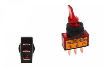 Switch Toggle Led Red