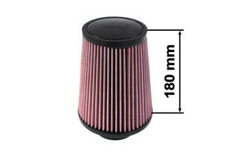 TurboWorks Air Filter H:180 DIA:80-89mm Purple