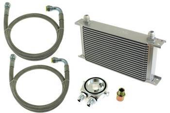 TurboWorks Oil Cooler Kit 16-rows 260x125x50 AN8 Silver