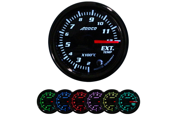 ADDCO Gauge 52mm Exhaust Temperature Gauges \ Gauges \ ADDCO