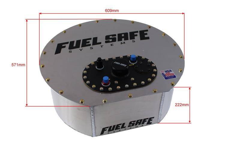 FuelSafe 45L FIA Spare Tire tank Fuel System \ Tanks \ Fuel Safe