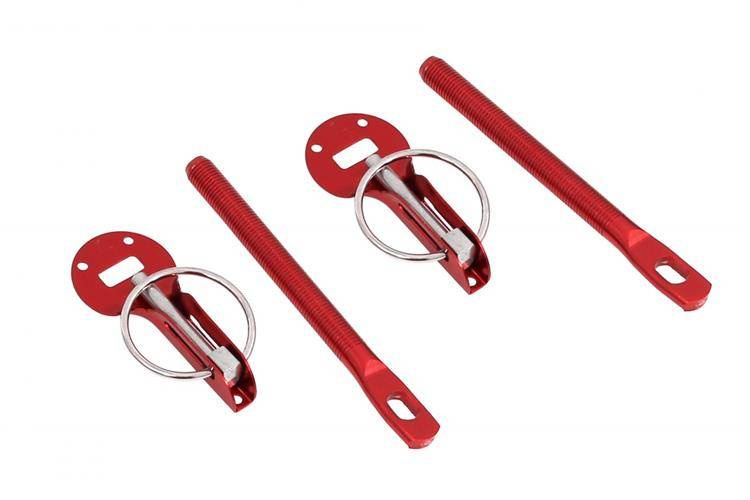 Hood pins PRO Red Exterior Accesories \ Pins TurboWorks
