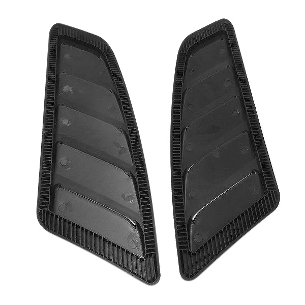 Universal Car Hood Louvers Black Bodykits \ Universal TurboWorks