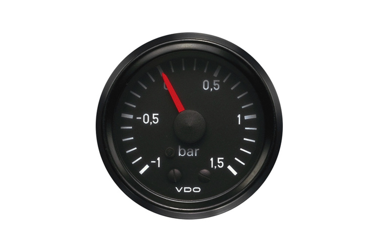VDO Gauge 52mm Turbo 1 to 1,5 Bar Mechanic Gauges \ Gauges \ VDO