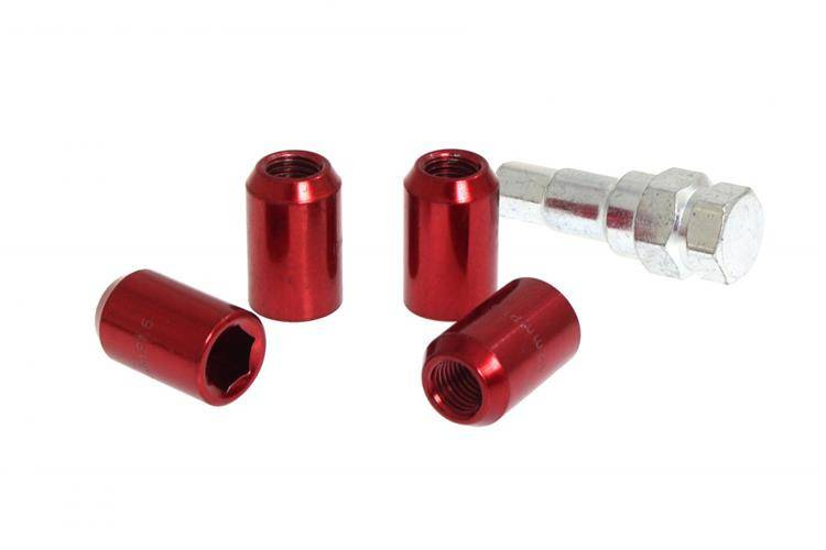 Wheel lug nut M12x1,5 L32mm Red Exterior Accesories \ Nuts \ MTuning