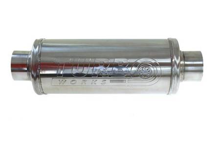 Center Muffler 63,5mm TurboWorks RS 409SS 300mm