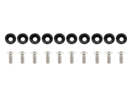 Decorative screws M6x1.0 15mm JDM Black