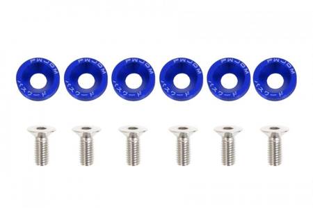 Decorative screws M8x1.25 15mm JDM Blue
