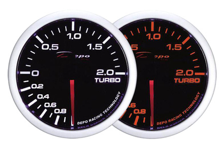 Depo Gauge WA 60mm - Turbo Electric -1 to 2 BAR