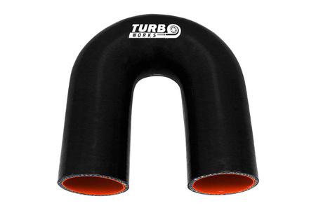 Elbow 180deg TurboWorks Pro Black 40mm