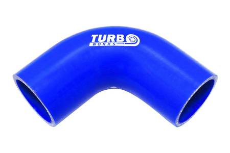 Elbow 90deg TurboWorks Blue 84mm
