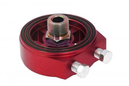 Oil filter adapter Turboworks Red