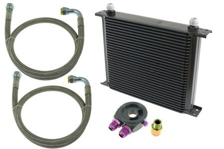 TurboWorks Oil Cooler Kit 30-rows 260x235x50 AN10 Black
