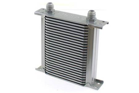 TurboWorks Oil Cooler Slim Line 25-rows 140x195x50 AN8 Silver