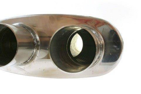 Tłumik Środkowy 76mm TurboWorks LT 409SS 355mm