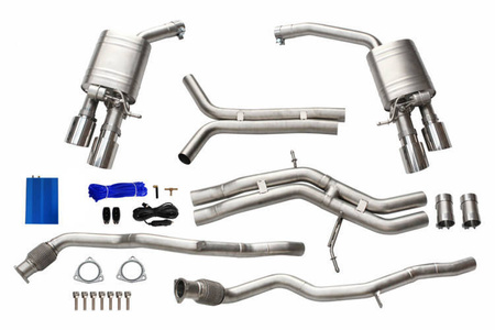 CatBack Exhaust System Audi B8 S4 S5 3.0T Active