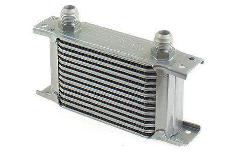 TurboWorks Oil Cooler Kit Slim 13-rows 140x100x50 AN10 Silver