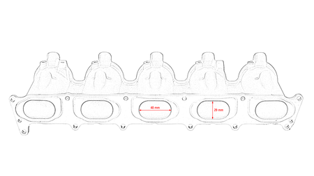 Casting Intake manifold runners Audi 2.5 TFSI AUDI RS3 