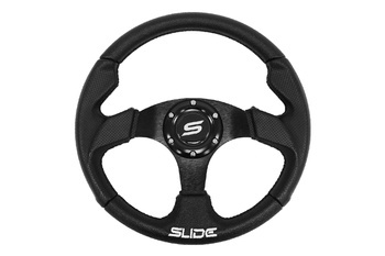 Steering wheel SLIDE 320mm offset: 20mm Leather Black