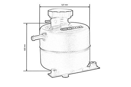 TurboWorks Coolant expansion tank Mini Cooper S R53 R52