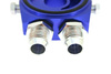 TurboWorks Oil Cooler Adapter Blue AN10