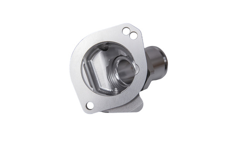 Obudowa termostatu z aluminium billet dla silników Honda serii B i D z wężem silikonowym 1.25" AN16