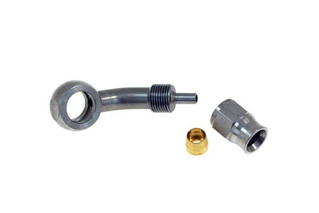 S.S HOSE END 10.2 Banjo AN3 3/8 32UNEF 45st