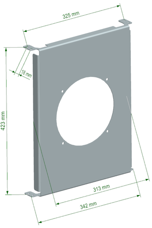 Cooling Plate TurboWorks Chłodnicy Oleju 30 rzędowej Race 7 calowy wentylator
