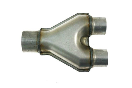 Stainless Y-Pipe Collector  2,5-2"