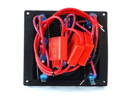 Switch Panel 12V SPST/ON-OFFx5, 2xUSB, 3B 15A IP68