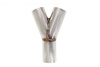 Exhaust tee 45st 42/42mm 304SS