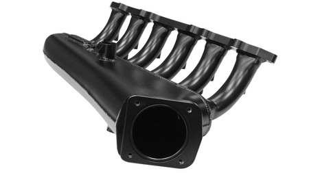 Intake manifold BMW M54 with throttle body and fuel rail