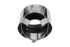 Exhaust Pipe End 104x73mm input 75mm 