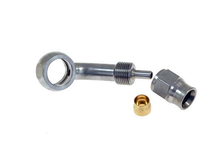 S.S HOSE END 11.2 Banjo AN3 3/8 32UNEF 45st