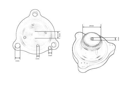 Blow Off adapter TurboWorks VW Golf MK5 MK6 MK7 GTI Passat