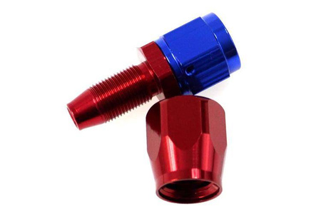 Reusable swivel hose end straight AN8
