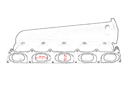 Intake manifold Audi 2.5 TFSI AUDI RS3 