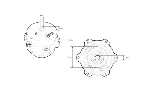Turboworks Blow Off 50mm V-Band Black