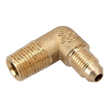 Adapter 1/4" NPT to AN4 90 degrees Brass