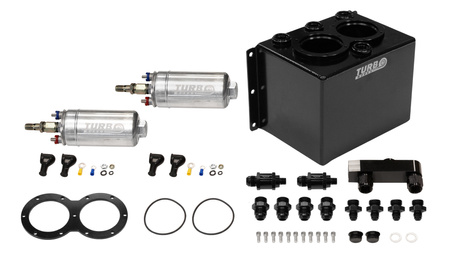 Swirl Pot 3L TurboWorks 2 pumps 250LPH + rail (included) Black