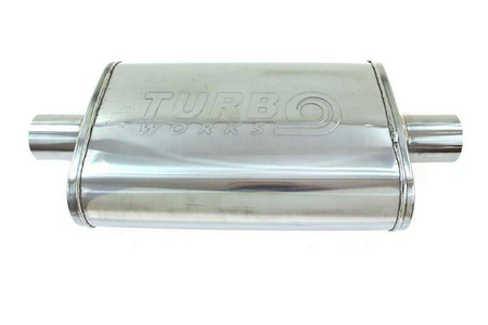 Center Muffler 57mm TurboWorks LT 304SS 355mm