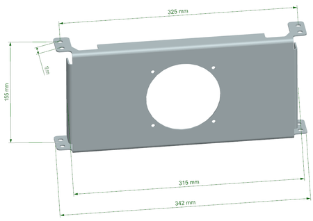 Cooling Plate TurboWorks Chłodnicy Oleju 10 rzędowej Race 4 calowy wentylator Dual