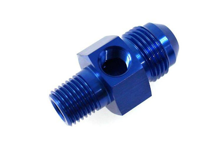 Nipple AN-1/4NPT with sensor thread 1/8NPT