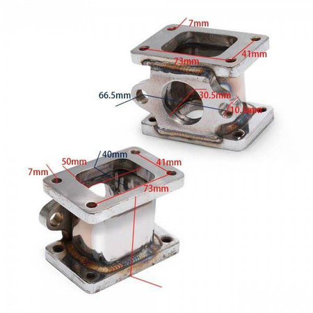 Flansza redukcja turbo T2/T25-T2/T25 wastegate 38mm