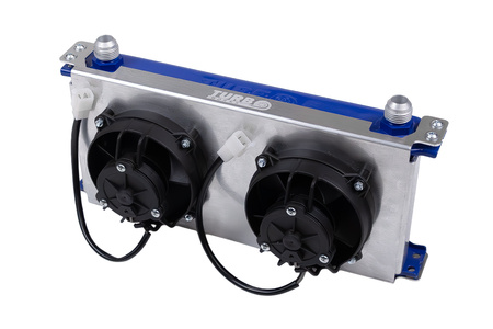 Cooling Plate TurboWorks Chłodnicy Oleju 10 rzędowej Race 4 calowy wentylator Dual