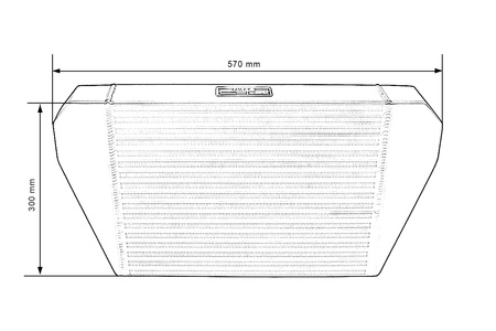 Intercooler TurboWorks 400x300x76 tylny
